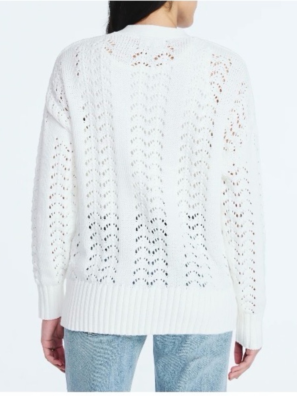 Scoop Women’s V Neck Sweater Cardigan, Midweight, Size Large (12-14) - Picture 3 of 8